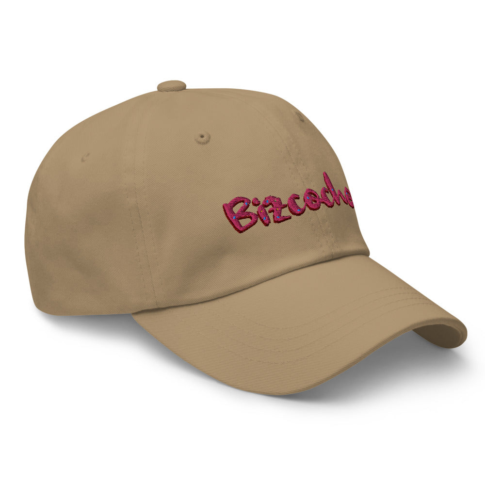 Bizcocho Dad Hat  - 2020 - DominicanGirlfriend.com - Frases Dominicanas - República Dominicana Lifestyle Graphic T-Shirts Streetwear & Accessories - New York - Bronx - Washington Heights - Miami - Florida - Boca Chica - USA - Dominican Clothing