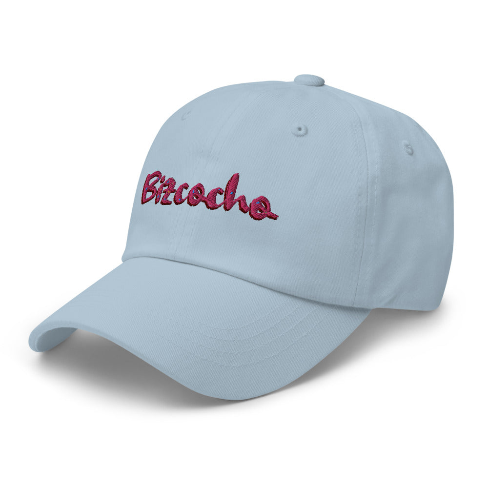 Bizcocho Dad Hat - 2020 - DominicanGirlfriend.com - Frases Dominicanas - República Dominicana Lifestyle Graphic T-Shirts Streetwear & Accessories - New York - Bronx - Washington Heights - Miami - Florida - Boca Chica - USA - Dominican Clothing