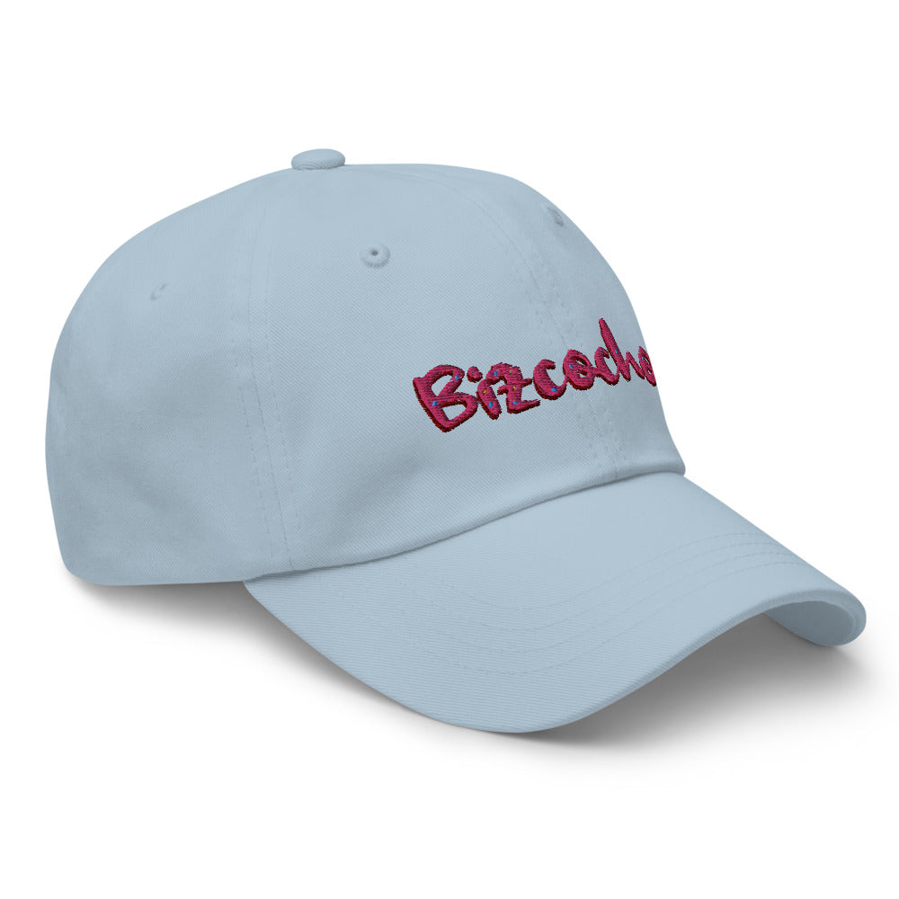 Bizcocho Dad Hat - 2020 - DominicanGirlfriend.com - Frases Dominicanas - República Dominicana Lifestyle Graphic T-Shirts Streetwear & Accessories - New York - Bronx - Washington Heights - Miami - Florida - Boca Chica - USA - Dominican Clothing