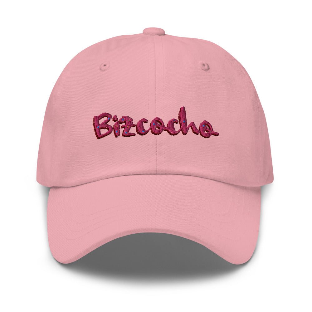 Bizcocho Dad Hat - 2020 - DominicanGirlfriend.com - Frases Dominicanas - República Dominicana Lifestyle Graphic T-Shirts Streetwear & Accessories - New York - Bronx - Washington Heights - Miami - Florida - Boca Chica - USA - Dominican Clothing