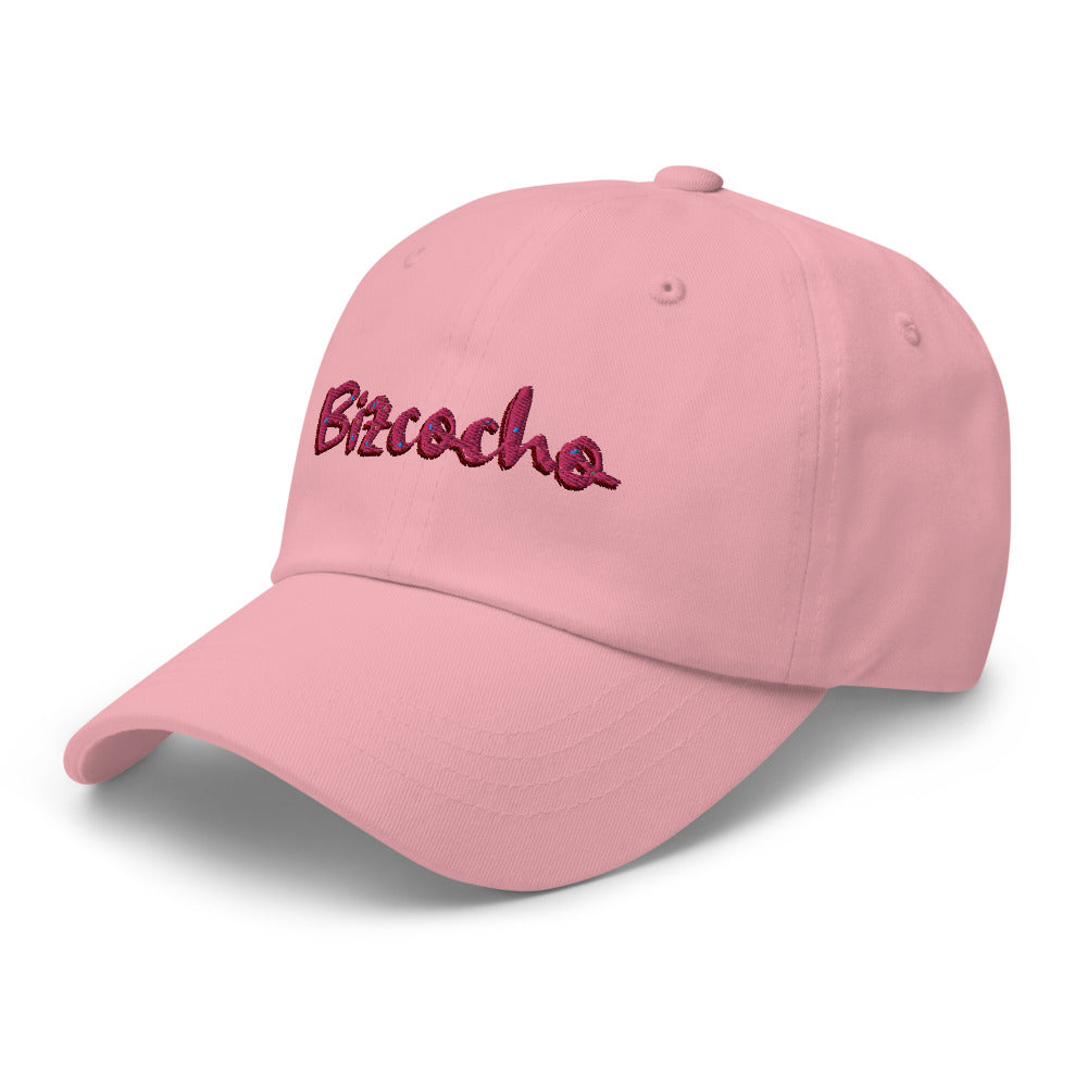 Bizcocho Dad Hat  - 2020 - DominicanGirlfriend.com - Frases Dominicanas - República Dominicana Lifestyle Graphic T-Shirts Streetwear & Accessories - New York - Bronx - Washington Heights - Miami - Florida - Boca Chica - USA - Dominican Clothing