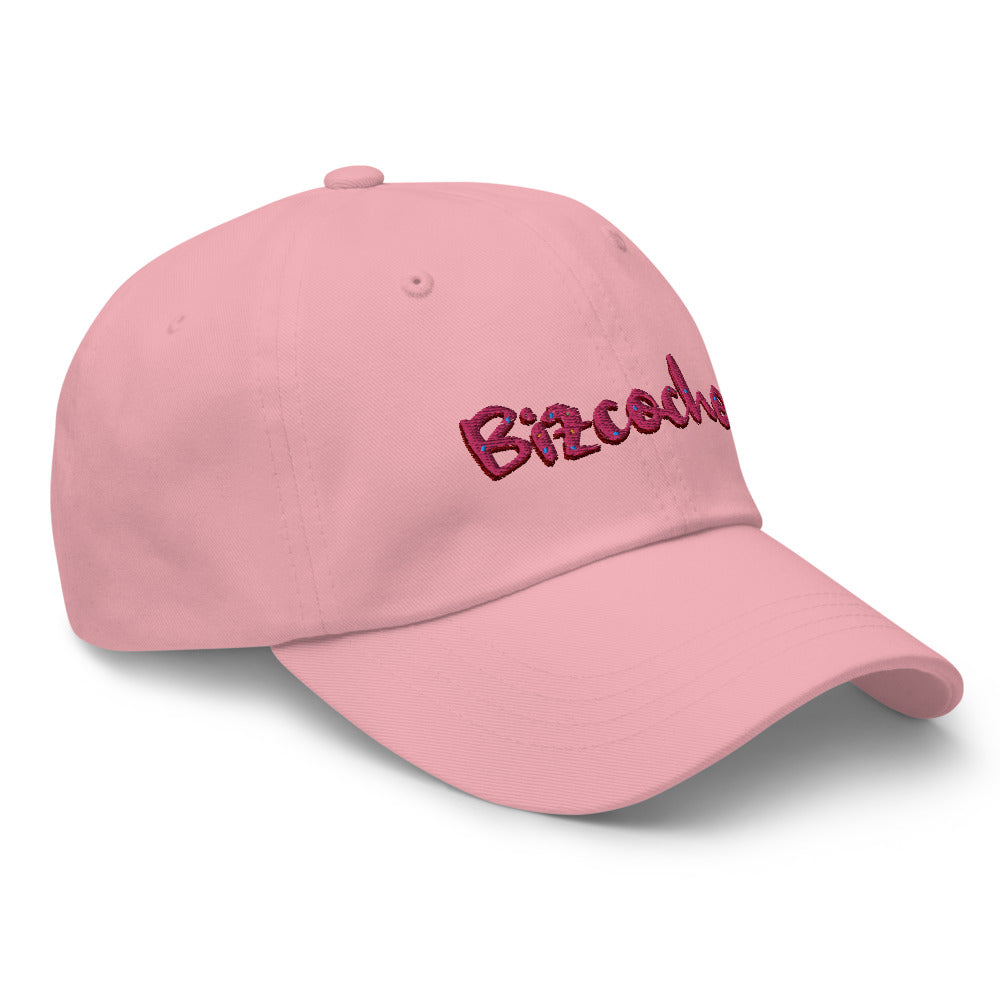 Bizcocho Dad Hat - 2020 - DominicanGirlfriend.com - Frases Dominicanas - República Dominicana Lifestyle Graphic T-Shirts Streetwear & Accessories - New York - Bronx - Washington Heights - Miami - Florida - Boca Chica - USA - Dominican Clothing