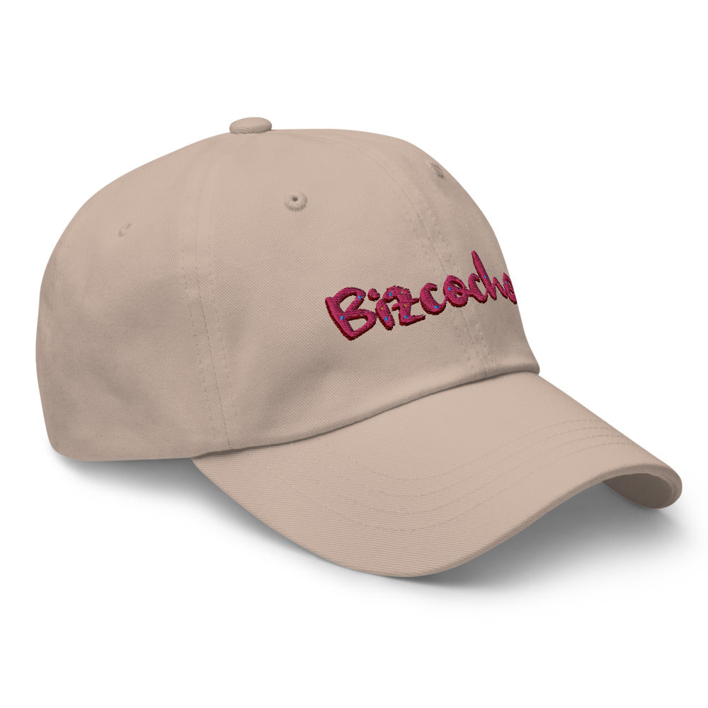 Bizcocho Dad Hat  - 2020 - DominicanGirlfriend.com - Frases Dominicanas - República Dominicana Lifestyle Graphic T-Shirts Streetwear & Accessories - New York - Bronx - Washington Heights - Miami - Florida - Boca Chica - USA - Dominican Clothing