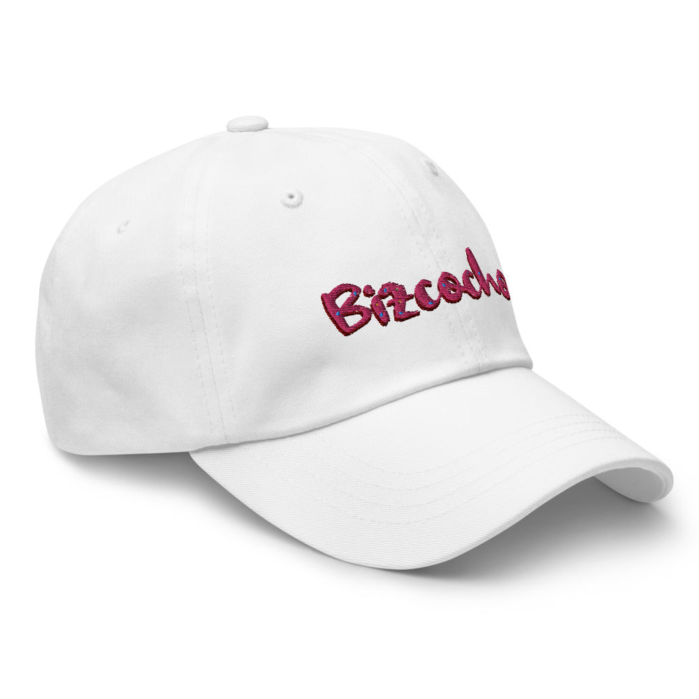 Bizcocho Dad Hat  - 2020 - DominicanGirlfriend.com - Frases Dominicanas - República Dominicana Lifestyle Graphic T-Shirts Streetwear & Accessories - New York - Bronx - Washington Heights - Miami - Florida - Boca Chica - USA - Dominican Clothing