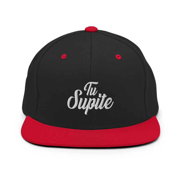 Tu Supite Snapback Hat - 2020 - DominicanGirlfriend.com - Frases Dominicanas - República Dominicana Lifestyle Graphic T-Shirts Streetwear & Accessories - New York - Bronx - Washington Heights - Miami - Florida - Boca Chica - USA - Dominican Clothing