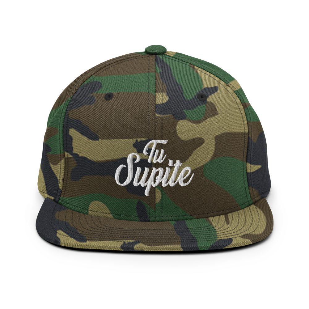 Tu Supite Snapback Hat  - 2020 - DominicanGirlfriend.com - Frases Dominicanas - República Dominicana Lifestyle Graphic T-Shirts Streetwear & Accessories - New York - Bronx - Washington Heights - Miami - Florida - Boca Chica - USA - Dominican Clothing