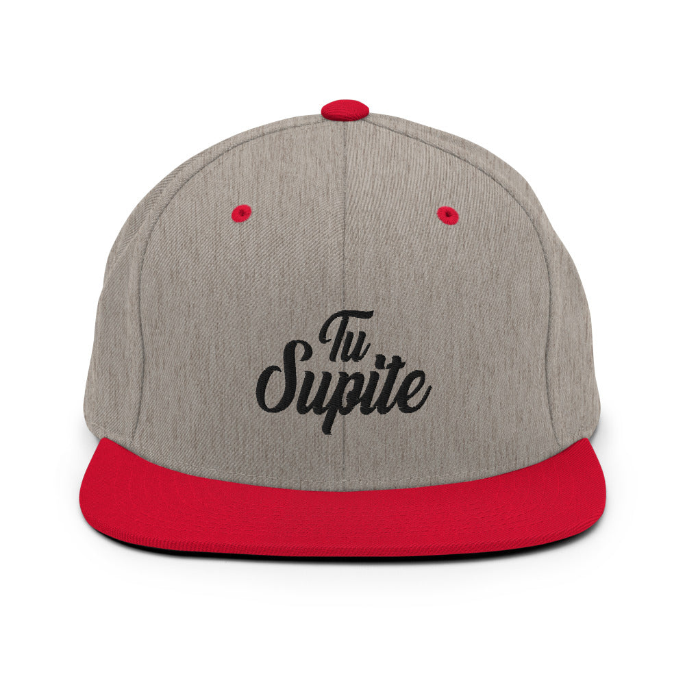 Tu Supite Snapback Hat  - 2020 - DominicanGirlfriend.com - Frases Dominicanas - República Dominicana Lifestyle Graphic T-Shirts Streetwear & Accessories - New York - Bronx - Washington Heights - Miami - Florida - Boca Chica - USA - Dominican Clothing