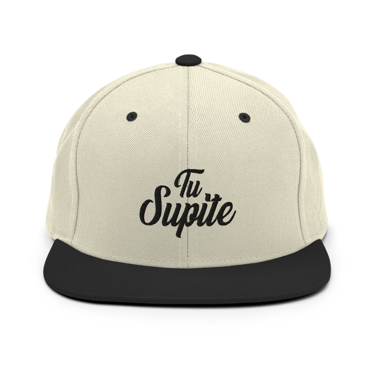 Tu Supite Snapback Hat - 2020 - DominicanGirlfriend.com - Frases Dominicanas - República Dominicana Lifestyle Graphic T-Shirts Streetwear & Accessories - New York - Bronx - Washington Heights - Miami - Florida - Boca Chica - USA - Dominican Clothing