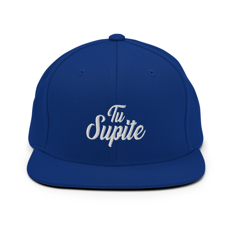 Tu Supite Snapback Hat - 2020 - DominicanGirlfriend.com - Frases Dominicanas - República Dominicana Lifestyle Graphic T-Shirts Streetwear & Accessories - New York - Bronx - Washington Heights - Miami - Florida - Boca Chica - USA - Dominican Clothing
