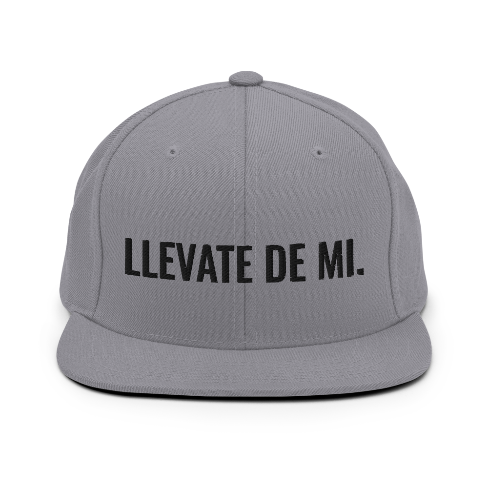 Llevate De Mi Snapback Hat - 2020 - DominicanGirlfriend.com - Frases Dominicanas - República Dominicana Lifestyle Graphic T-Shirts Streetwear & Accessories - New York - Bronx - Washington Heights - Miami - Florida - Boca Chica - USA - Dominican Clothing