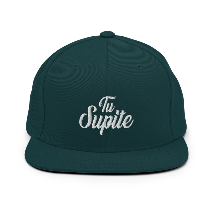 Tu Supite Snapback Hat - 2020 - DominicanGirlfriend.com - Frases Dominicanas - República Dominicana Lifestyle Graphic T-Shirts Streetwear & Accessories - New York - Bronx - Washington Heights - Miami - Florida - Boca Chica - USA - Dominican Clothing