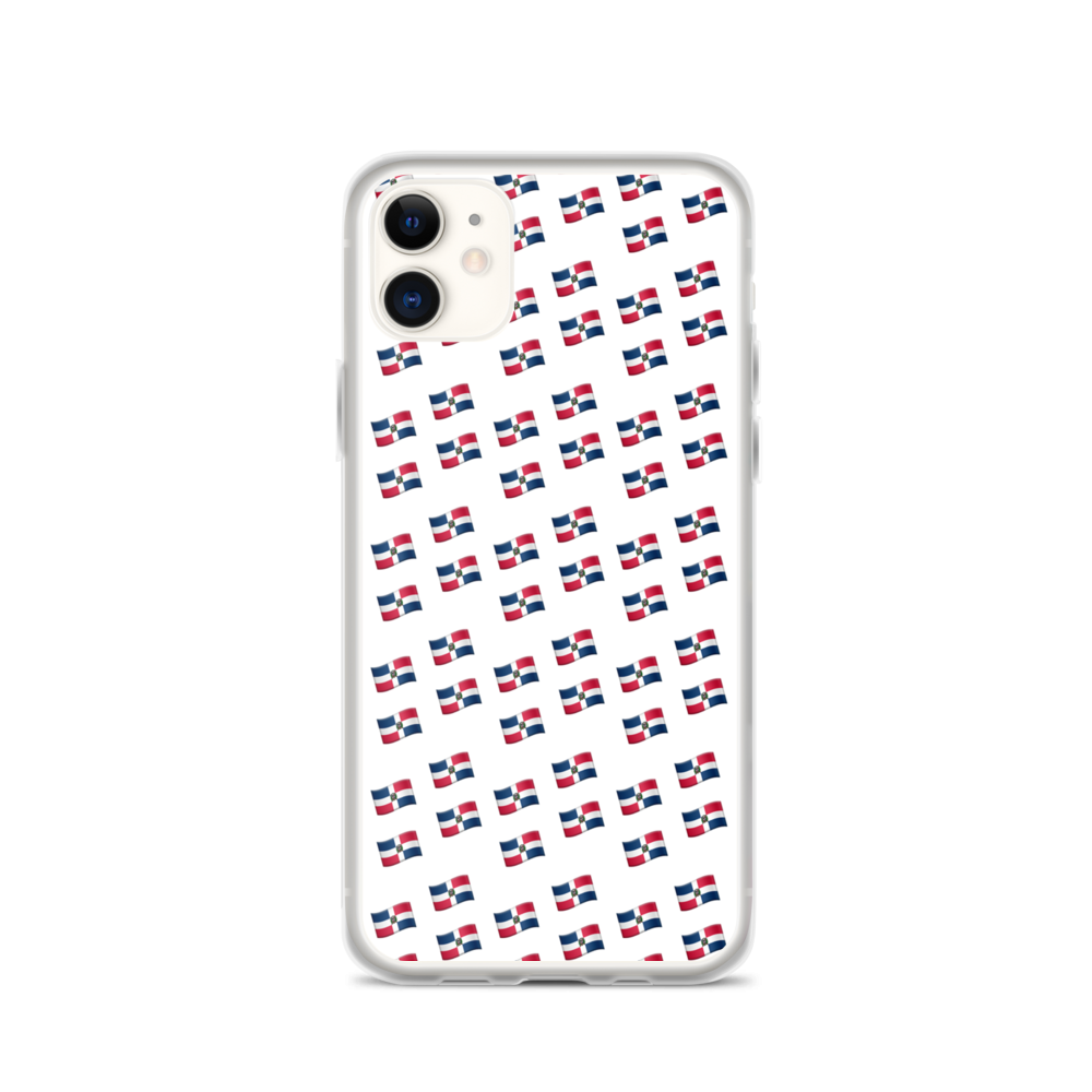 All-Over Emoji República Dominicana Flag iPhone Case  - 2020 - DominicanGirlfriend.com - Frases Dominicanas - República Dominicana Lifestyle Graphic T-Shirts Streetwear & Accessories - New York - Bronx - Washington Heights - Miami - Florida - Boca Chica - USA - Dominican Clothing