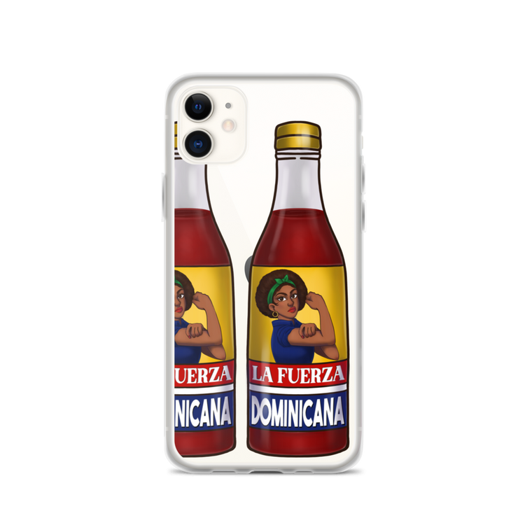 La Fuerza Dominicana iPhone Case - 2020 - DominicanGirlfriend.com - Frases Dominicanas - República Dominicana Lifestyle Graphic T-Shirts Streetwear & Accessories - New York - Bronx - Washington Heights - Miami - Florida - Boca Chica - USA - Dominican Clothing
