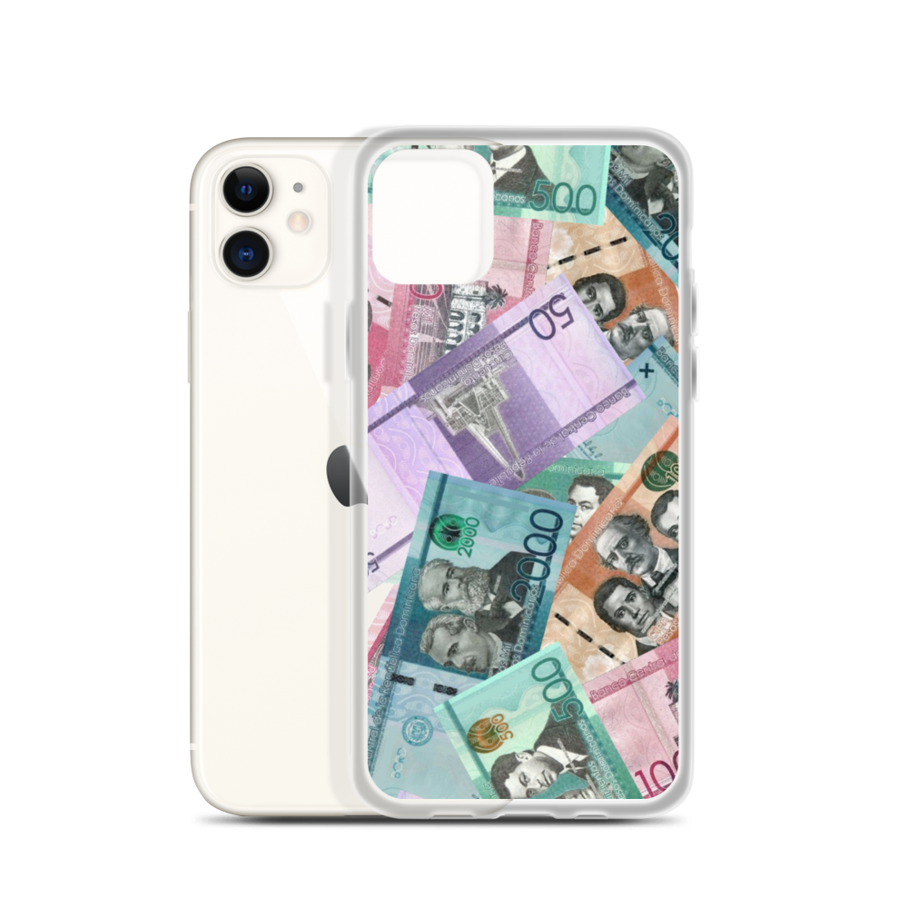Dominican Pesos iPhone Case - 2020 - DominicanGirlfriend.com - Frases Dominicanas - República Dominicana Lifestyle Graphic T-Shirts Streetwear & Accessories - New York - Bronx - Washington Heights - Miami - Florida - Boca Chica - USA - Dominican Clothing