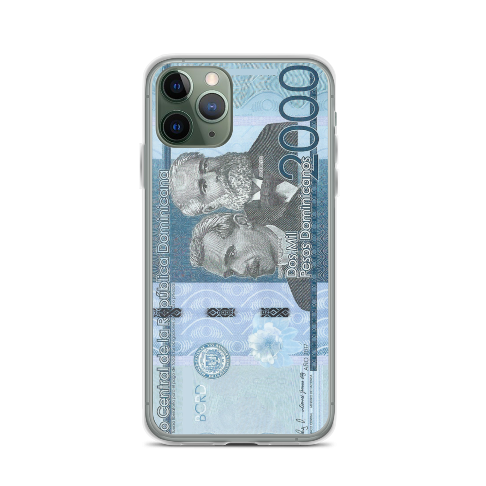 2000 Dominican Pesos iPhone Case  - 2020 - DominicanGirlfriend.com - Frases Dominicanas - República Dominicana Lifestyle Graphic T-Shirts Streetwear & Accessories - New York - Bronx - Washington Heights - Miami - Florida - Boca Chica - USA - Dominican Clothing