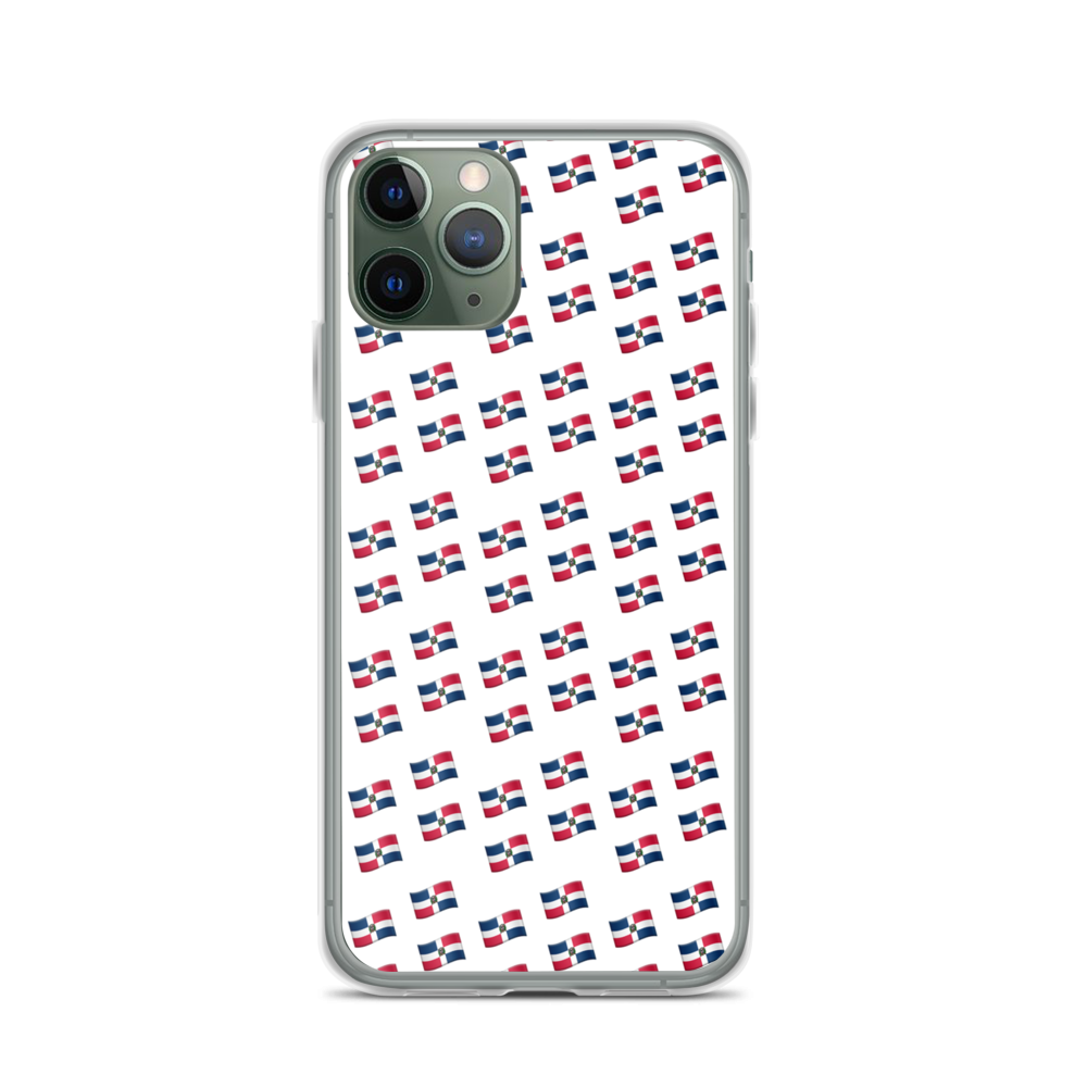 All-Over Emoji República Dominicana Flag iPhone Case  - 2020 - DominicanGirlfriend.com - Frases Dominicanas - República Dominicana Lifestyle Graphic T-Shirts Streetwear & Accessories - New York - Bronx - Washington Heights - Miami - Florida - Boca Chica - USA - Dominican Clothing