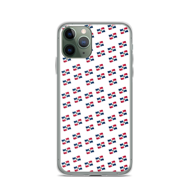 All-Over Emoji República Dominicana Flag iPhone Case - 2020 - DominicanGirlfriend.com - Frases Dominicanas - República Dominicana Lifestyle Graphic T-Shirts Streetwear & Accessories - New York - Bronx - Washington Heights - Miami - Florida - Boca Chica - USA - Dominican Clothing