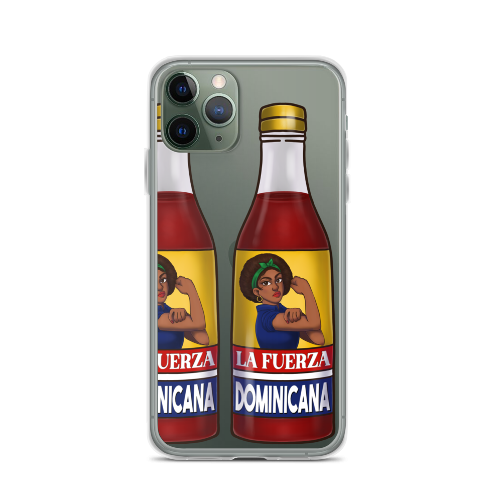 La Fuerza Dominicana iPhone Case - 2020 - DominicanGirlfriend.com - Frases Dominicanas - República Dominicana Lifestyle Graphic T-Shirts Streetwear & Accessories - New York - Bronx - Washington Heights - Miami - Florida - Boca Chica - USA - Dominican Clothing