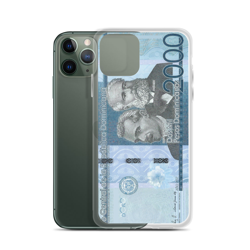 2000 Dominican Pesos iPhone Case - 2020 - DominicanGirlfriend.com - Frases Dominicanas - República Dominicana Lifestyle Graphic T-Shirts Streetwear & Accessories - New York - Bronx - Washington Heights - Miami - Florida - Boca Chica - USA - Dominican Clothing