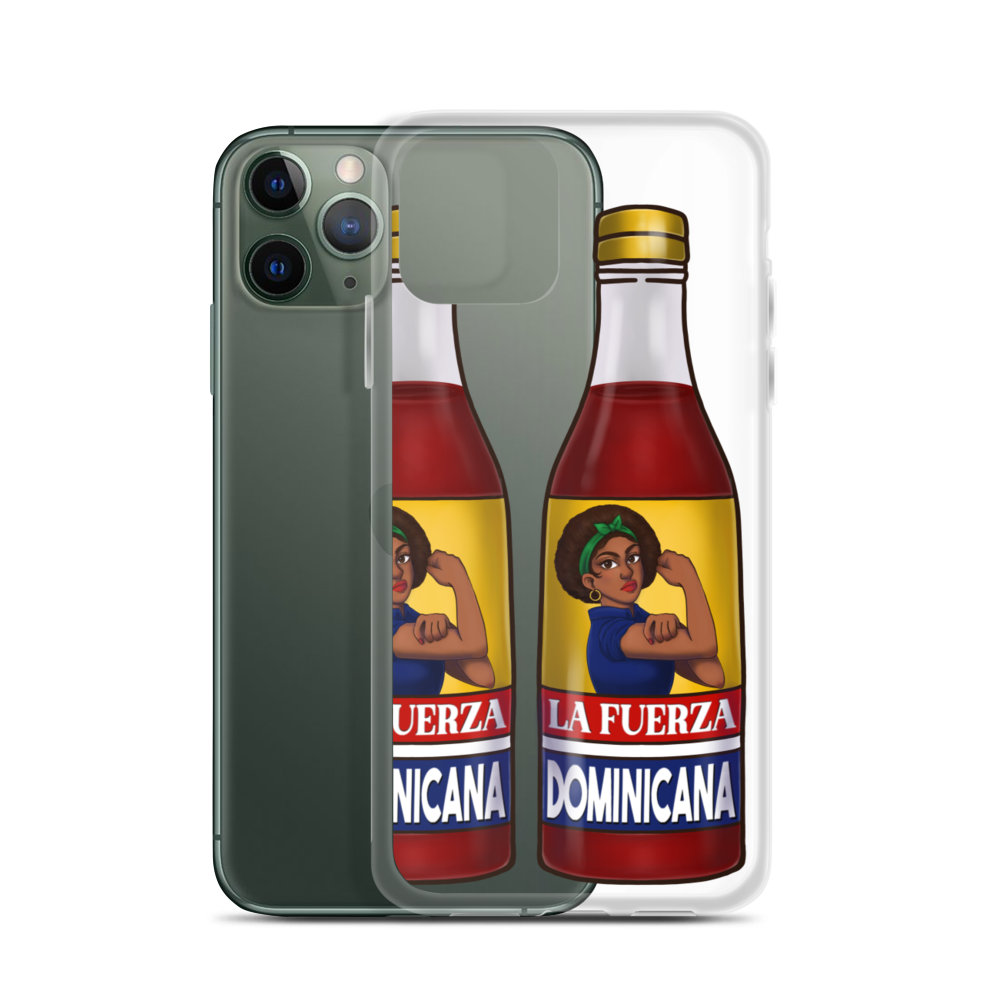 La Fuerza Dominicana iPhone Case - 2020 - DominicanGirlfriend.com - Frases Dominicanas - República Dominicana Lifestyle Graphic T-Shirts Streetwear & Accessories - New York - Bronx - Washington Heights - Miami - Florida - Boca Chica - USA - Dominican Clothing
