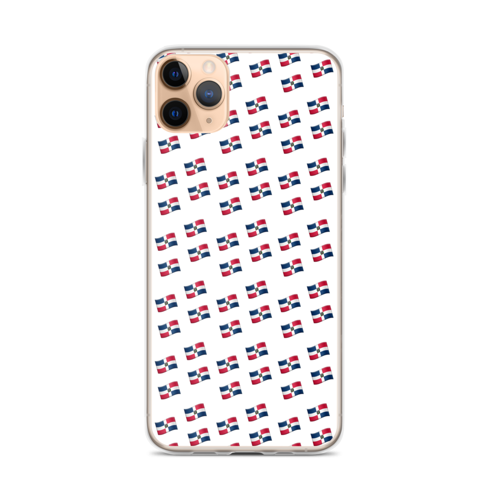 All-Over Emoji República Dominicana Flag iPhone Case  - 2020 - DominicanGirlfriend.com - Frases Dominicanas - República Dominicana Lifestyle Graphic T-Shirts Streetwear & Accessories - New York - Bronx - Washington Heights - Miami - Florida - Boca Chica - USA - Dominican Clothing