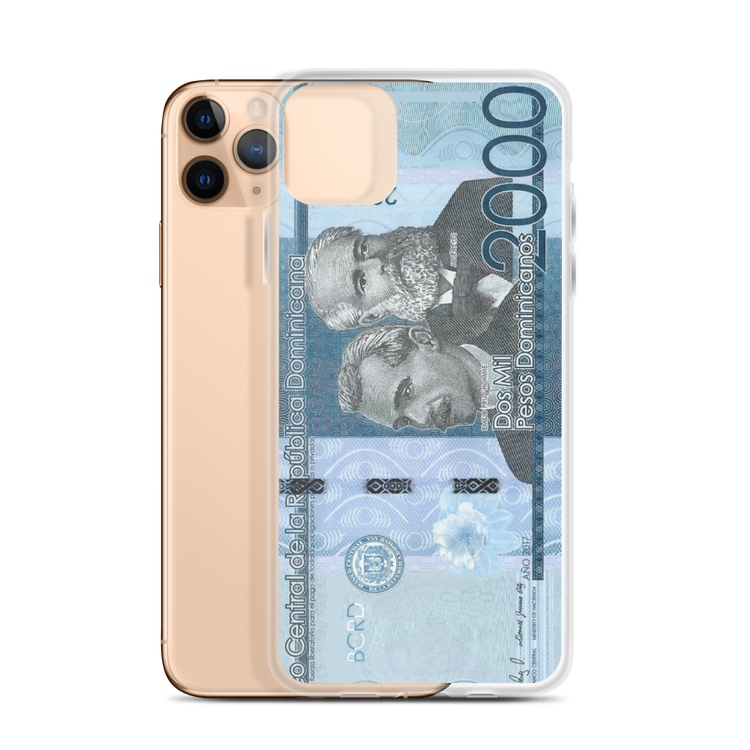 2000 Dominican Pesos iPhone Case - 2020 - DominicanGirlfriend.com - Frases Dominicanas - República Dominicana Lifestyle Graphic T-Shirts Streetwear & Accessories - New York - Bronx - Washington Heights - Miami - Florida - Boca Chica - USA - Dominican Clothing