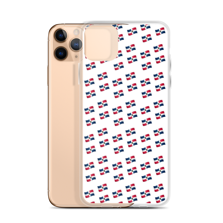 All-Over Emoji República Dominicana Flag iPhone Case - 2020 - DominicanGirlfriend.com - Frases Dominicanas - República Dominicana Lifestyle Graphic T-Shirts Streetwear & Accessories - New York - Bronx - Washington Heights - Miami - Florida - Boca Chica - USA - Dominican Clothing