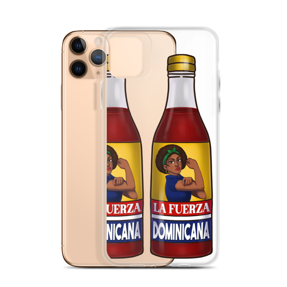 La Fuerza Dominicana iPhone Case  - 2020 - DominicanGirlfriend.com - Frases Dominicanas - República Dominicana Lifestyle Graphic T-Shirts Streetwear & Accessories - New York - Bronx - Washington Heights - Miami - Florida - Boca Chica - USA - Dominican Clothing