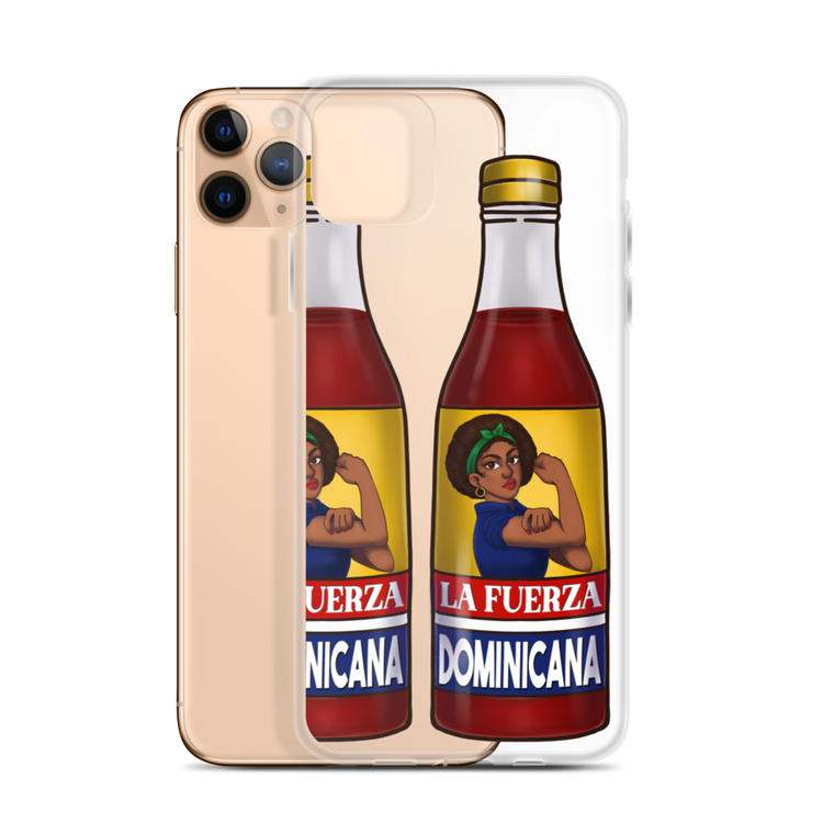 La Fuerza Dominicana iPhone Case - 2020 - DominicanGirlfriend.com - Frases Dominicanas - República Dominicana Lifestyle Graphic T-Shirts Streetwear & Accessories - New York - Bronx - Washington Heights - Miami - Florida - Boca Chica - USA - Dominican Clothing