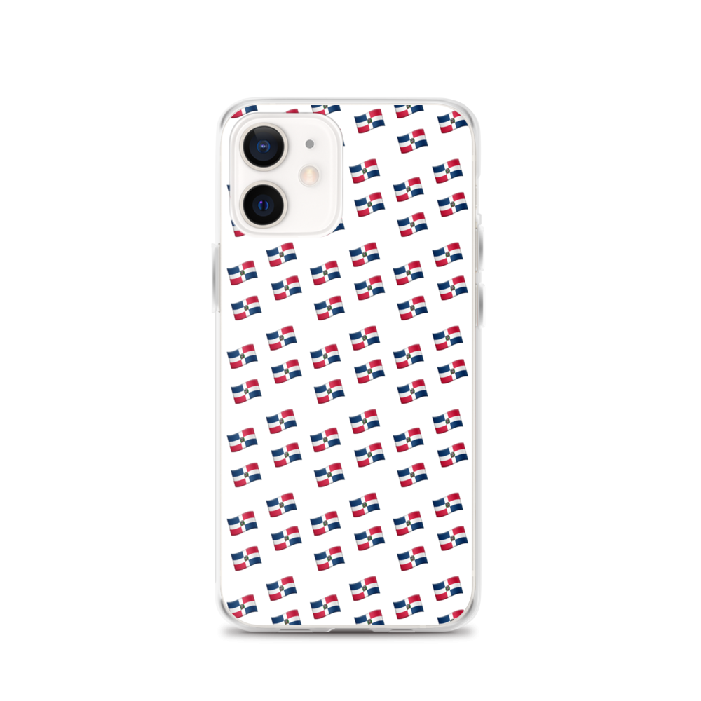 All-Over Emoji República Dominicana Flag iPhone Case  - 2020 - DominicanGirlfriend.com - Frases Dominicanas - República Dominicana Lifestyle Graphic T-Shirts Streetwear & Accessories - New York - Bronx - Washington Heights - Miami - Florida - Boca Chica - USA - Dominican Clothing