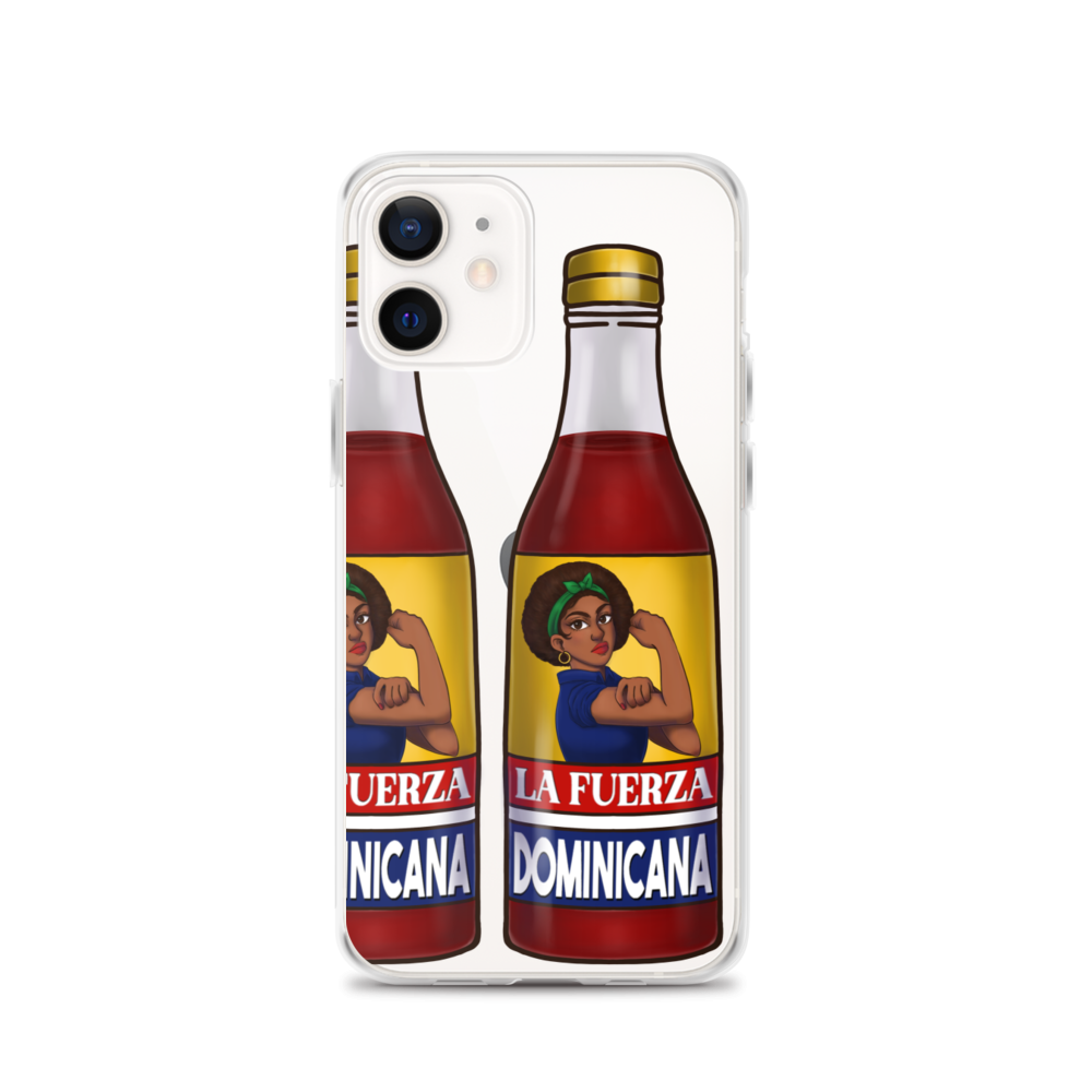 La Fuerza Dominicana iPhone Case - 2020 - DominicanGirlfriend.com - Frases Dominicanas - República Dominicana Lifestyle Graphic T-Shirts Streetwear & Accessories - New York - Bronx - Washington Heights - Miami - Florida - Boca Chica - USA - Dominican Clothing