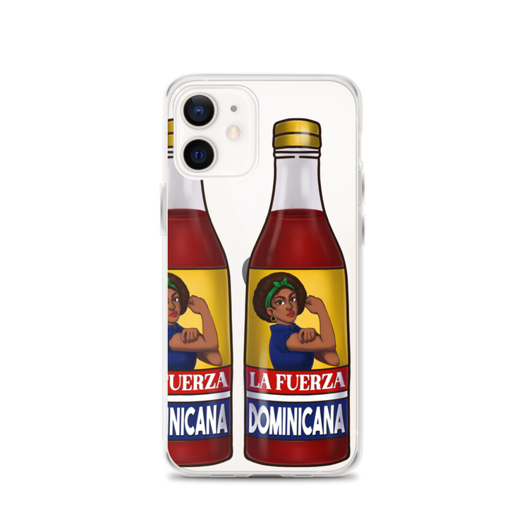 La Fuerza Dominicana iPhone Case - 2020 - DominicanGirlfriend.com - Frases Dominicanas - República Dominicana Lifestyle Graphic T-Shirts Streetwear & Accessories - New York - Bronx - Washington Heights - Miami - Florida - Boca Chica - USA - Dominican Clothing