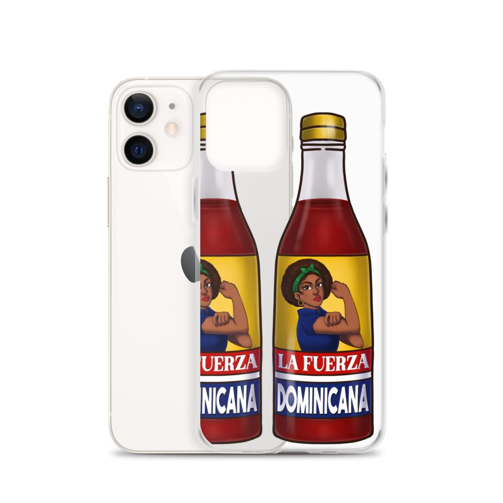 La Fuerza Dominicana iPhone Case - 2020 - DominicanGirlfriend.com - Frases Dominicanas - República Dominicana Lifestyle Graphic T-Shirts Streetwear & Accessories - New York - Bronx - Washington Heights - Miami - Florida - Boca Chica - USA - Dominican Clothing