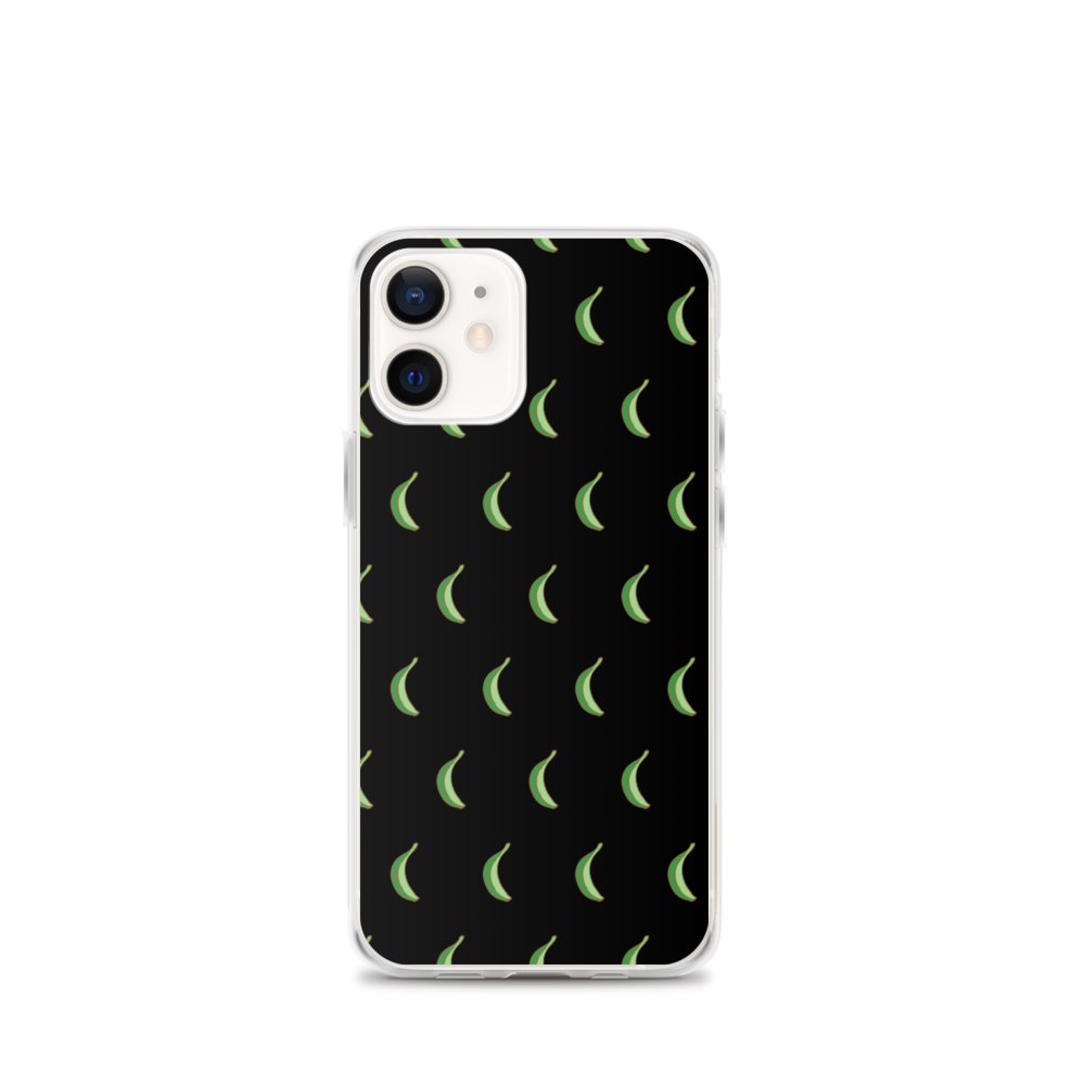 Platano All-Over iPhone Case (Black) - 2020 - DominicanGirlfriend.com - Frases Dominicanas - República Dominicana Lifestyle Graphic T-Shirts Streetwear & Accessories - New York - Bronx - Washington Heights - Miami - Florida - Boca Chica - USA - Dominican Clothing