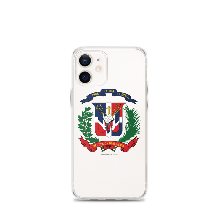 Escudo de la República Dominicana iPhone Case - 2020 - DominicanGirlfriend.com - Frases Dominicanas - República Dominicana Lifestyle Graphic T-Shirts Streetwear & Accessories - New York - Bronx - Washington Heights - Miami - Florida - Boca Chica - USA - Dominican Clothing
