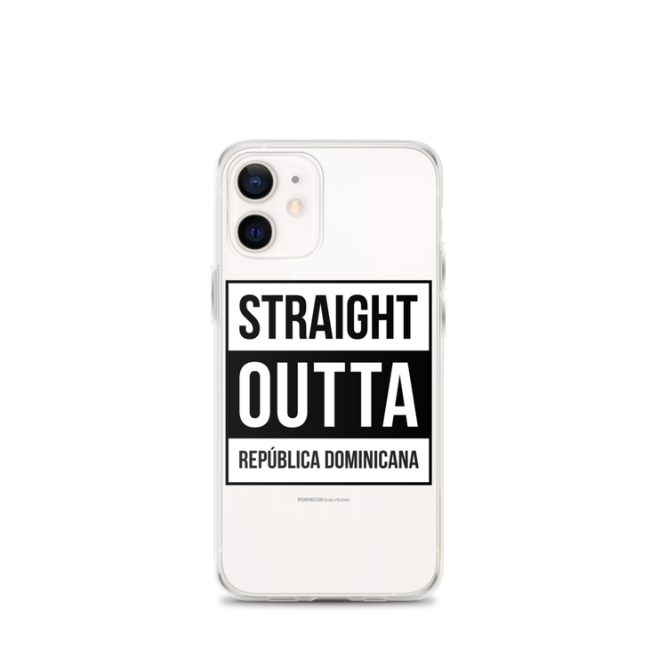 Straight Outta República Dominicana iPhone Case - 2020 - DominicanGirlfriend.com - Frases Dominicanas - República Dominicana Lifestyle Graphic T-Shirts Streetwear & Accessories - New York - Bronx - Washington Heights - Miami - Florida - Boca Chica - USA - Dominican Clothing