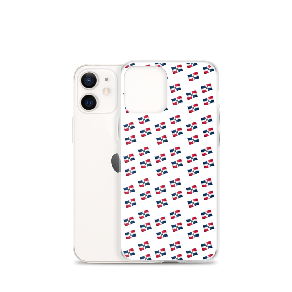 All-Over Emoji República Dominicana Flag iPhone Case  - 2020 - DominicanGirlfriend.com - Frases Dominicanas - República Dominicana Lifestyle Graphic T-Shirts Streetwear & Accessories - New York - Bronx - Washington Heights - Miami - Florida - Boca Chica - USA - Dominican Clothing