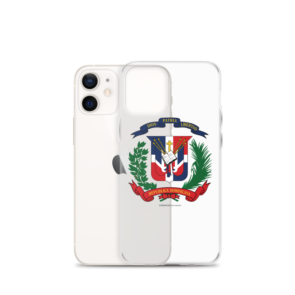 Escudo de la República Dominicana iPhone Case - 2020 - DominicanGirlfriend.com - Frases Dominicanas - República Dominicana Lifestyle Graphic T-Shirts Streetwear & Accessories - New York - Bronx - Washington Heights - Miami - Florida - Boca Chica - USA - Dominican Clothing