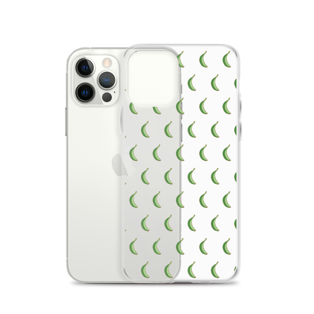 Platano All-Over iPhone Case (Transparent) - 2020 - DominicanGirlfriend.com - Frases Dominicanas - República Dominicana Lifestyle Graphic T-Shirts Streetwear & Accessories - New York - Bronx - Washington Heights - Miami - Florida - Boca Chica - USA - Dominican Clothing