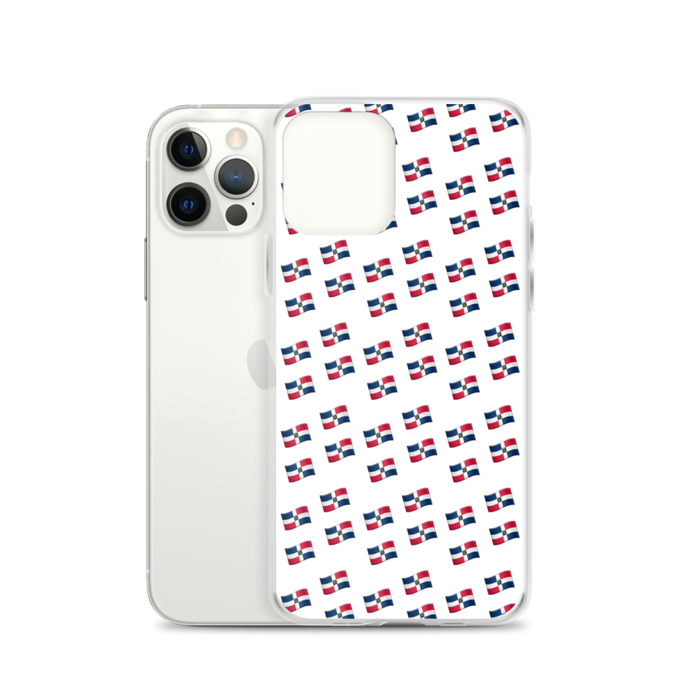 All-Over Emoji República Dominicana Flag iPhone Case  - 2020 - DominicanGirlfriend.com - Frases Dominicanas - República Dominicana Lifestyle Graphic T-Shirts Streetwear & Accessories - New York - Bronx - Washington Heights - Miami - Florida - Boca Chica - USA - Dominican Clothing