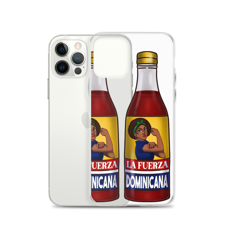 La Fuerza Dominicana iPhone Case - 2020 - DominicanGirlfriend.com - Frases Dominicanas - República Dominicana Lifestyle Graphic T-Shirts Streetwear & Accessories - New York - Bronx - Washington Heights - Miami - Florida - Boca Chica - USA - Dominican Clothing
