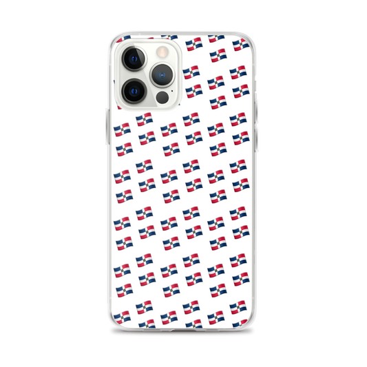 All-Over Emoji República Dominicana Flag iPhone Case  - 2020 - DominicanGirlfriend.com - Frases Dominicanas - República Dominicana Lifestyle Graphic T-Shirts Streetwear & Accessories - New York - Bronx - Washington Heights - Miami - Florida - Boca Chica - USA - Dominican Clothing