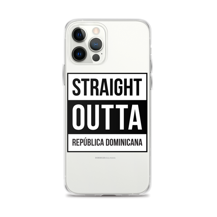 Straight Outta República Dominicana iPhone Case - 2020 - DominicanGirlfriend.com - Frases Dominicanas - República Dominicana Lifestyle Graphic T-Shirts Streetwear & Accessories - New York - Bronx - Washington Heights - Miami - Florida - Boca Chica - USA - Dominican Clothing