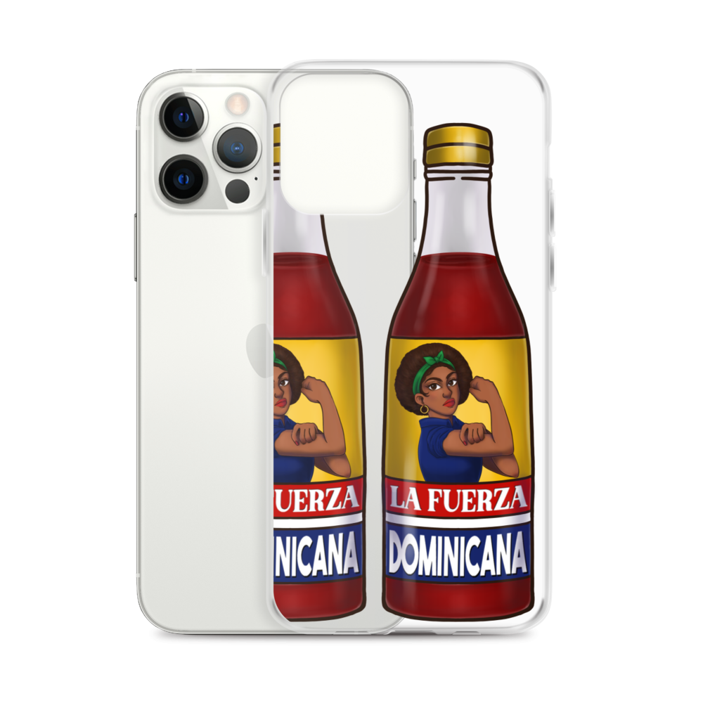 La Fuerza Dominicana iPhone Case - 2020 - DominicanGirlfriend.com - Frases Dominicanas - República Dominicana Lifestyle Graphic T-Shirts Streetwear & Accessories - New York - Bronx - Washington Heights - Miami - Florida - Boca Chica - USA - Dominican Clothing
