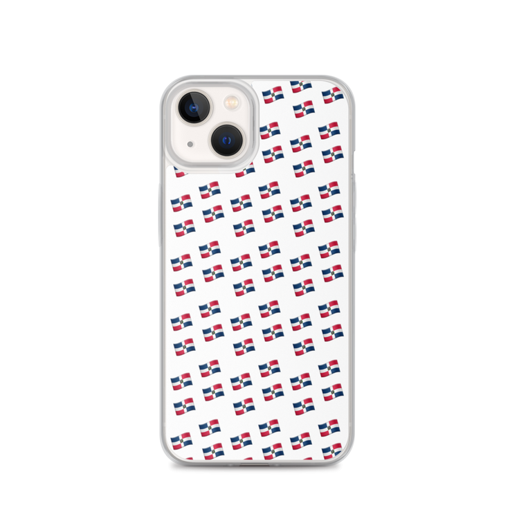 All-Over Emoji República Dominicana Flag iPhone Case - 2020 - DominicanGirlfriend.com - Frases Dominicanas - República Dominicana Lifestyle Graphic T-Shirts Streetwear & Accessories - New York - Bronx - Washington Heights - Miami - Florida - Boca Chica - USA - Dominican Clothing