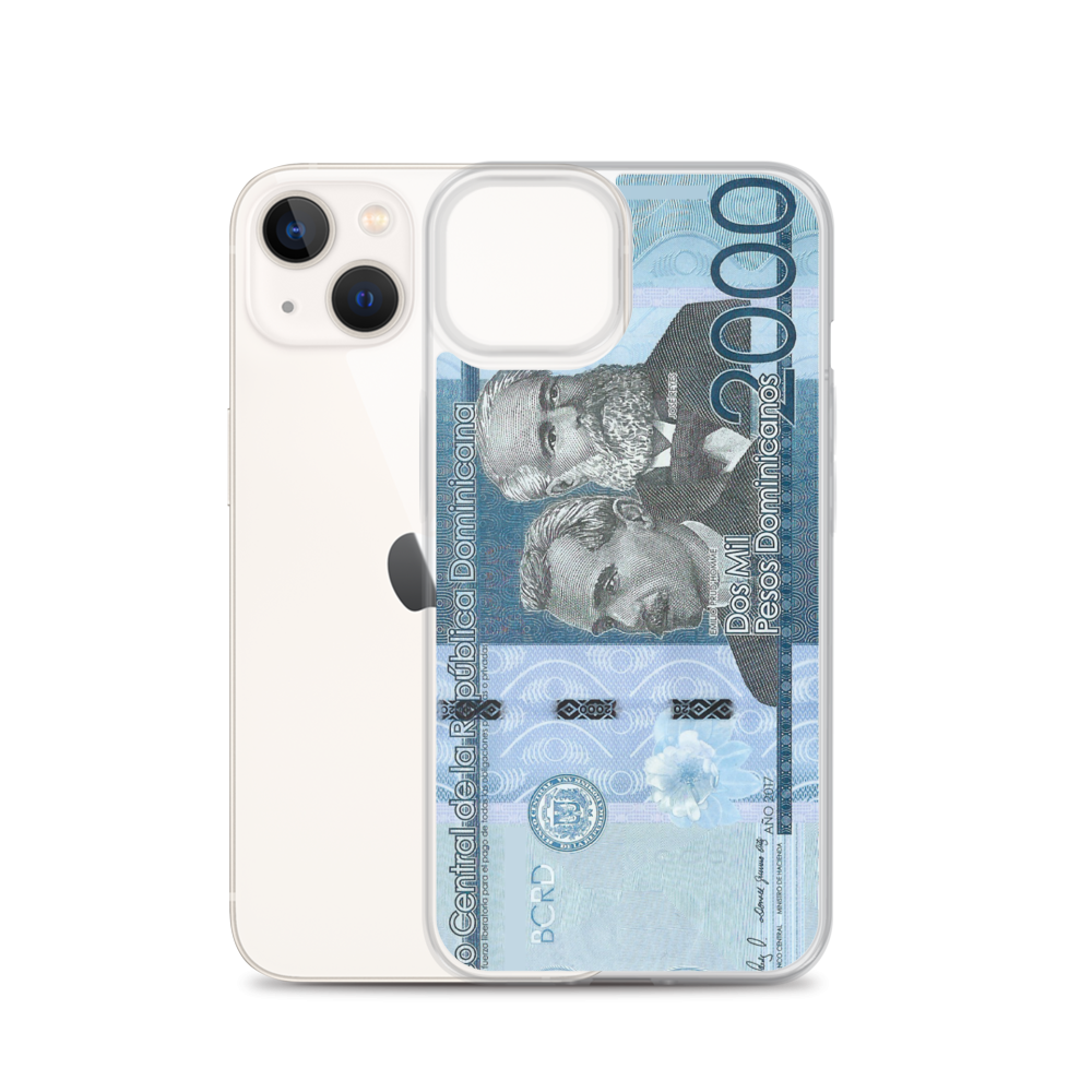 2000 Dominican Pesos iPhone Case  - 2020 - DominicanGirlfriend.com - Frases Dominicanas - República Dominicana Lifestyle Graphic T-Shirts Streetwear & Accessories - New York - Bronx - Washington Heights - Miami - Florida - Boca Chica - USA - Dominican Clothing