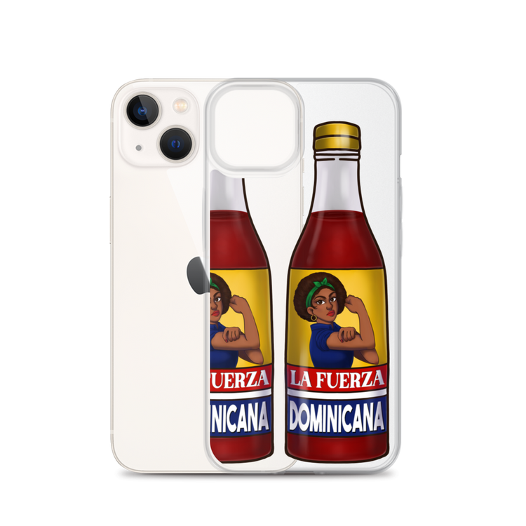 La Fuerza Dominicana iPhone Case - 2020 - DominicanGirlfriend.com - Frases Dominicanas - República Dominicana Lifestyle Graphic T-Shirts Streetwear & Accessories - New York - Bronx - Washington Heights - Miami - Florida - Boca Chica - USA - Dominican Clothing