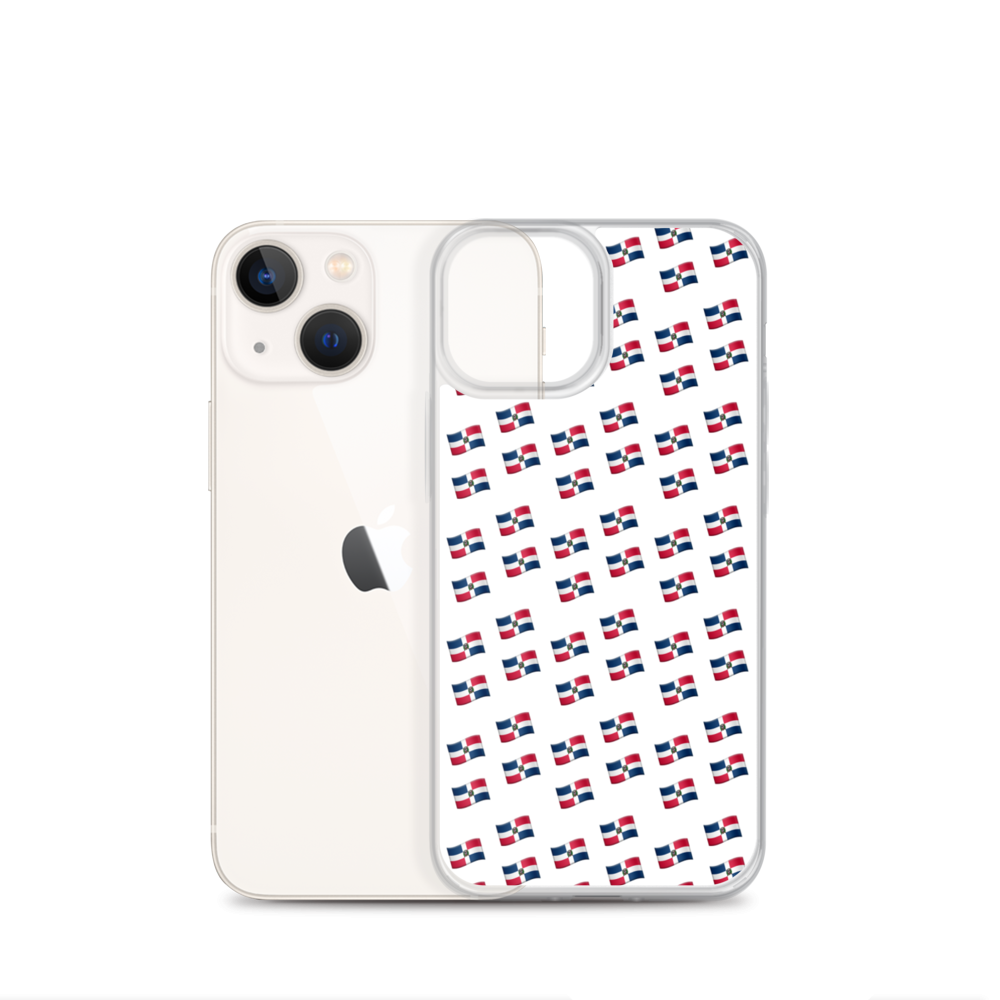 All-Over Emoji República Dominicana Flag iPhone Case  - 2020 - DominicanGirlfriend.com - Frases Dominicanas - República Dominicana Lifestyle Graphic T-Shirts Streetwear & Accessories - New York - Bronx - Washington Heights - Miami - Florida - Boca Chica - USA - Dominican Clothing