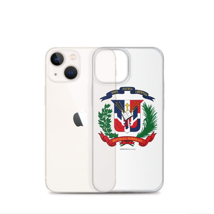 Escudo de la República Dominicana iPhone Case - 2020 - DominicanGirlfriend.com - Frases Dominicanas - República Dominicana Lifestyle Graphic T-Shirts Streetwear & Accessories - New York - Bronx - Washington Heights - Miami - Florida - Boca Chica - USA - Dominican Clothing