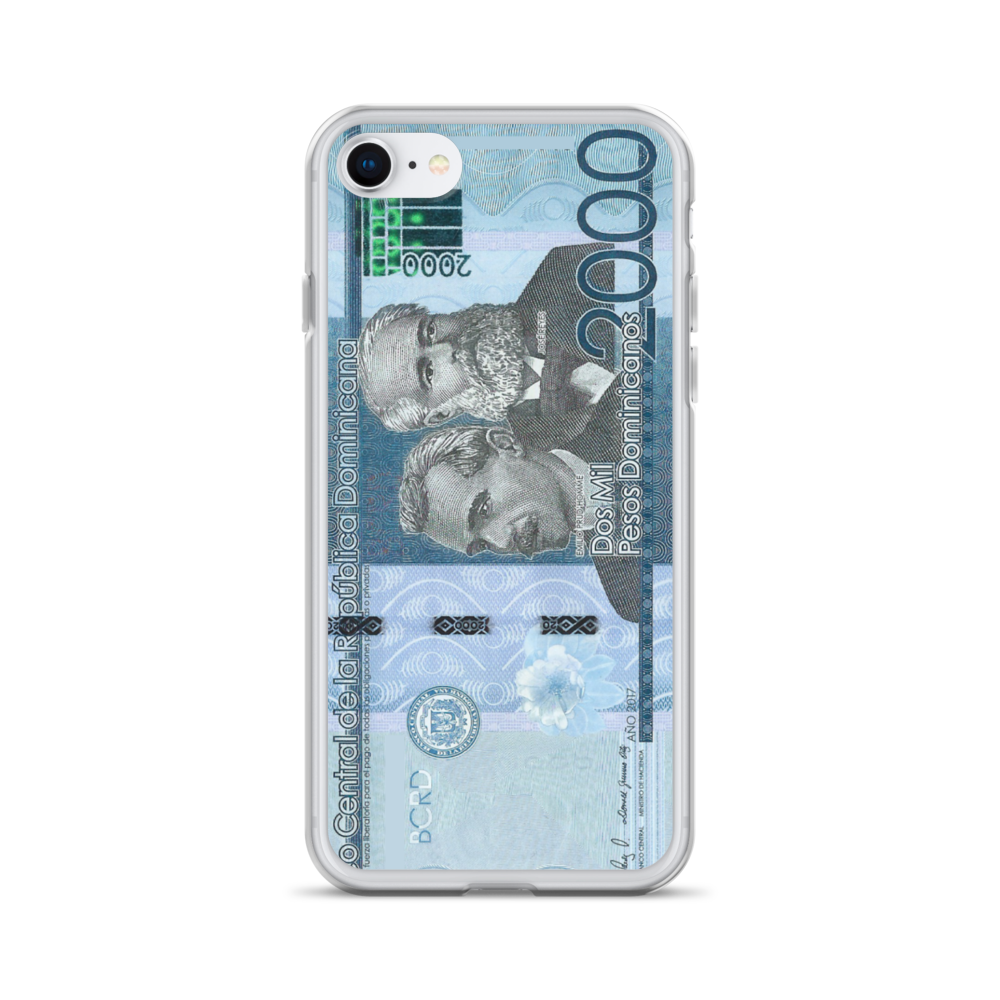 2000 Dominican Pesos iPhone Case  - 2020 - DominicanGirlfriend.com - Frases Dominicanas - República Dominicana Lifestyle Graphic T-Shirts Streetwear & Accessories - New York - Bronx - Washington Heights - Miami - Florida - Boca Chica - USA - Dominican Clothing